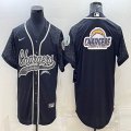 Nike San Diego Chargers blank black baseball jerseys Joint name-BD 01