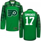 custom 2016 Philadelphia Flyers #17 Wayne Simmonds green NHL hockey Jerseys