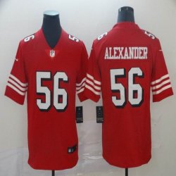 49ers #56 Kwon Alexander red nike Color Rush Limited Jerseys 01