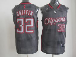 Adidas Los Angeles Clippers #32 Blake Griffin gray NBA Jerseys