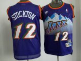 Utah Jazz #12 John Stockton Purple new NBA Jerseys