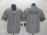 New England Patriots #11 Julian Edelman Hemp grey Nike Color Rush Limited Jersey