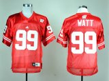 Adidas Wisconsin Badgers J.J. Watt 99 Red College Football Jersey