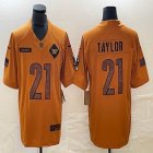 Washington Redskins #21 Sean Taylor 2023 Brown Salute To Service Limited Jerseys