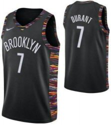 Nike Brooklyn Nets #7 Kevin Durant black NBA Basketball Jersey City Edition