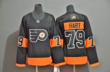 Women Adidas Philadelphia Flyers #79 Carter Hart black hockey jersey