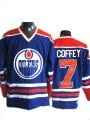 NHL Jerseys Edmonton Oilers #7 COFFEY Blue