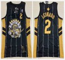 Nike Toronto Raptors #2 Kawhi Leonard black gold Stitched NBA Jersey-XD