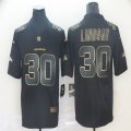 Denver Broncos #30 Phillip Lindsay Black gold Nike Color Rush Limited Jersey