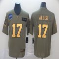 Buffalo Bills #17 Josh Allen green gold Nike Camo 2019 Salute to Service Retired Limited Jersey#