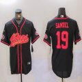 Nike 49ers #19 Deebo Samuel black Mexico baseball jerseys Joint name-BD