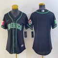 Women 2023 World Cup Mexico blank black majestic MLB baseball Jerseys-BD 25