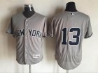 2016 New York Yankees Alex Rodriguez #13 gray Flexbase Authentic Collection Jersey