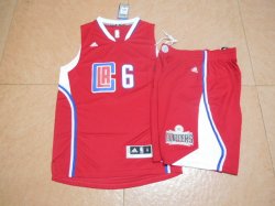 Los Angeles Clippers #6 Deandre Jordan red New NBA suits