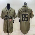 Nike 49ers #85 George Kittle Salute to Service Retired Limited Jersey Joint name-BD