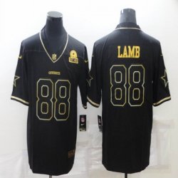 Nike Dallas Cowboys #88 CeeDee Lamb Black throwback black Color Rush Limited Jerseys