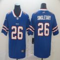 Nike Buffalo Bills #26 Devin Singletary Blue Color Rush Limited Jersey