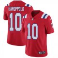 Patriots #10 Garoppolo Nike red Color Rush Limited Jersey