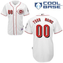 Cincinnati Reds Personalized custom White MLB Jersey