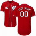 Custom Washington National red Flexbase baseball jerseys