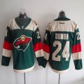 Minnesota Wild #24 Mathew Dumba green beige nhl jerseys