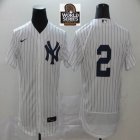 Nike New York Yankees 2# Derek Jeter white Flexbase Authentic Collection Jersey