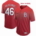 Nike St Louis Cardinals #46 Paul Goldschmidt red drift baseball jersey