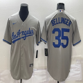 Los Angeles Dodgers #35 Cody Bellinger gray Flexbase Authentic Collection Jersey