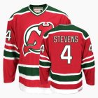 NHL New Jersey Devils #4 STEVENS Red Green Jersey