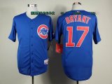 Chicago Cubs Kris Bryant #17 blue baseball Jersey