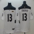 Saints #13 Micheal Thomas Nike white Color Rush Limited Jersey city version