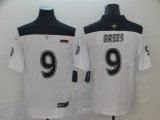 Nike New Orleans Saints #9 Drew Brees white NFL Color Rush Limited Jersey City version