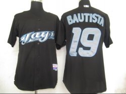 Toronto Blue Jays 19 Bautista Black MLB Jerseys