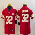 Youth Nike Kansas City Chiefs #32 Nick Bolton red Color Rush Limited Jersey-BD