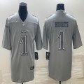 Nike Philadelphia Eagles #1 Jalen Hurts gray Color Rush Limited Jersey