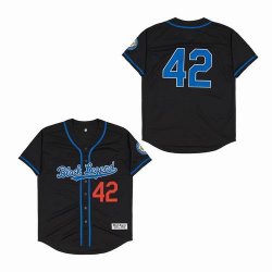 Los Angeles Dodgers #42 Jackie Robinson black throwback baseball jerseys