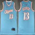 Nike Los Angeles Clippers #13 Paul George skyblue NBA jerseys 75th-XD