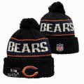 2024 Chicago Bears black blue NFL Sports Cuffed Knit Hats