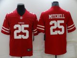 49ers #25 Mitchell throwback nike red Color Rush Limited Jersey-BD