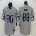 Nike Dallas Cowboys #88 CeeDee Lamb Gray Color Rush Limited Jersey Inverted version-BD