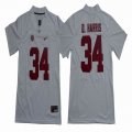 Alabama Crimson Tide #34 Damien Harris white College Football Limited Jersey