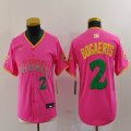 Youth Nike San Diego Padres #2 Xander Bogaerts pink MLB Baseball jerseys 03