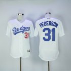 Los Angeles Dodgers #31 Joc Pederson white Flexbase Authentic Collection Jersey