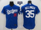 Nike Los Angeles Dodgers #35 Cody Bellinger Blue Flexbase Authentic Collection Jersey 2020 Majestic MLB World Series