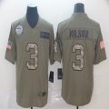 Seattle Seahawks #3 Russell Wilson Nike Camo 2019 Salute to Service Limited Jersey-BD