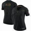 Women Nike Buffalo Bills #17 Josh Allen black Salute To Service Limited Jersey-BD