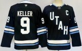 Youth Utah Hockey Club #9 Weller black hockey jerseys