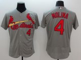 2016 St.Louis Cardinals #4 Yadier Molina elite gray MLB baseball Jersey