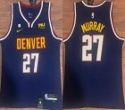 Nike Denver Nuggets #27 Jamal Murray white nba Jerseys city version with 6 patch-XD