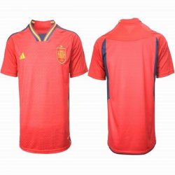 2022 World Cup Spain team thailand version red soccer jerseys home-HQ